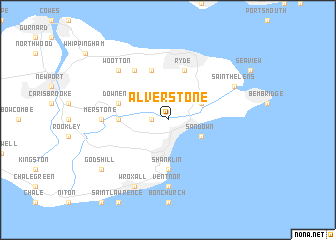 map of Alverstone