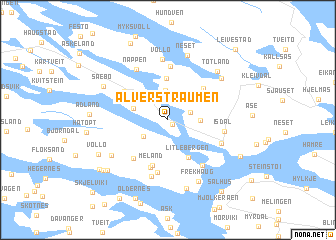 map of Alverstraumen