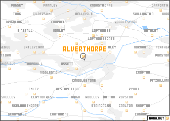 map of Alverthorpe