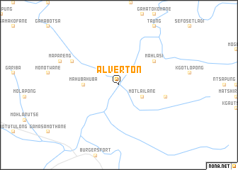 map of Alverton