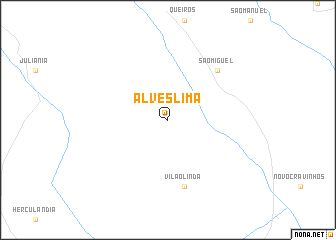 map of Alves Lima