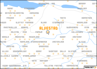 map of Älvestad