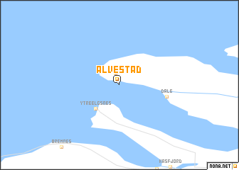 map of Alvestad