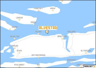 map of Alvestad