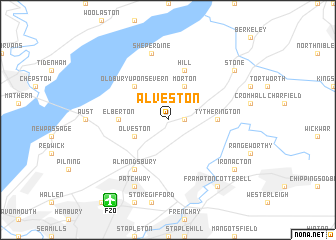 map of Alveston