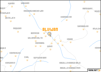 map of Alvījān