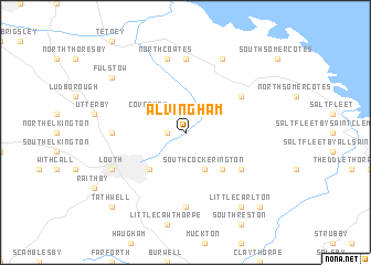 map of Alvingham