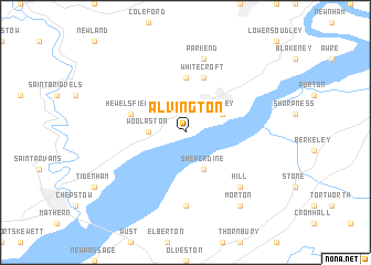 map of Alvington