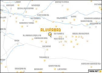 map of Alvīrābād