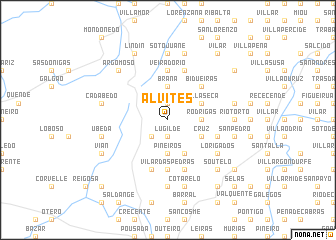 map of Alvites