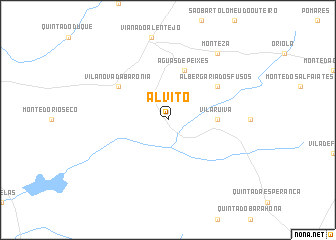 map of Alvito