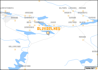 map of Älvkarlhed