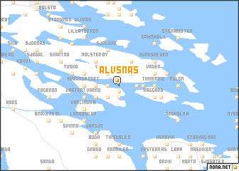 map of Älvsnäs