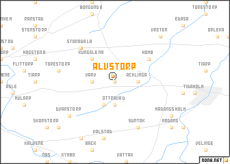 map of Älvstorp