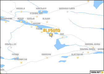 map of Älvsund