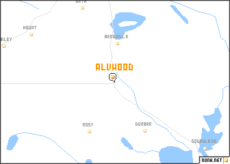map of Alvwood