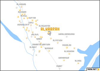 map of Al Wa‘arah