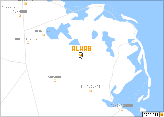 map of Al Wa‘b