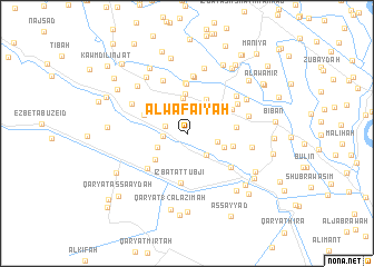 map of Al Wafāʼīyah