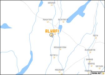 map of Al Wāfī