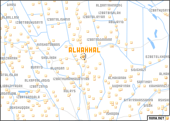 map of Al Waḩḩāl