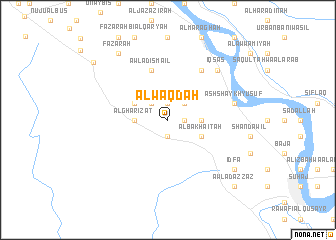 map of Al Waqdah