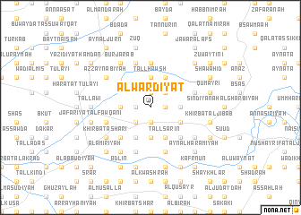 map of Al Wardīyāt