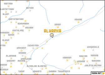 map of Al Warkā