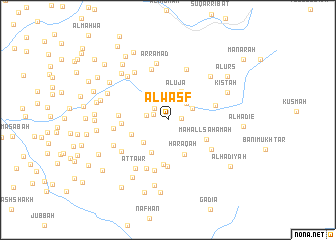 map of Al Waşf