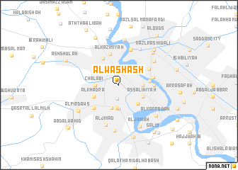 map of Al Washāsh