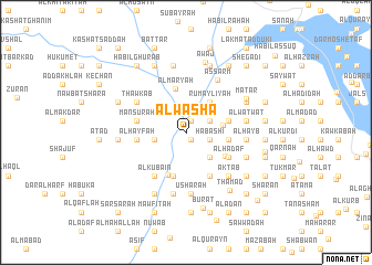 map of Al Washa