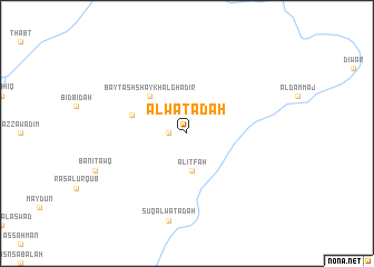 map of Al Watadah