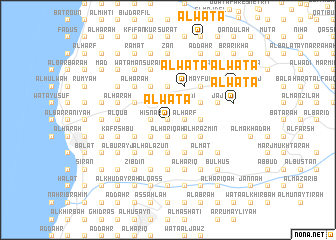 map of Al Waţāʼ