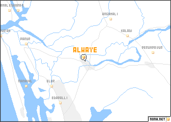 map of Alwaye