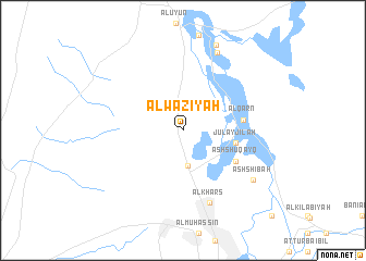 map of Al Wazīyah