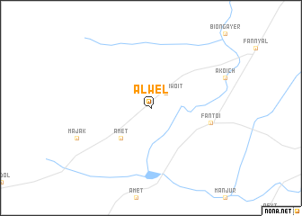 map of Alwel