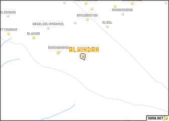 map of Al Wiḩdah