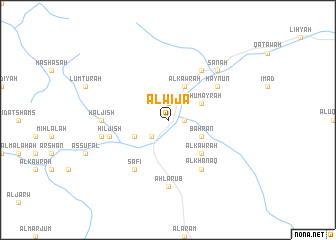 map of Al Wijāʼ