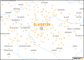 map of Al Wisāyah