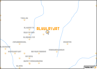 map of Al Wulayjāt