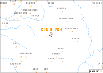 map of Al Wu‘līyah