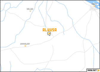 map of Al Wusā‘