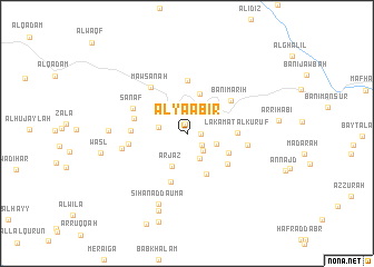 map of Al Ya‘ābir