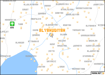 map of Al Yahūdīyah