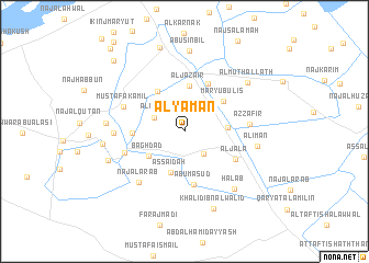 map of Al Yaman