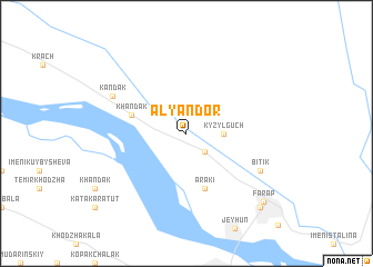 map of Alyandor