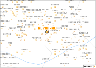 map of Alyānwāli