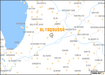 map of Al Yâqoûssa