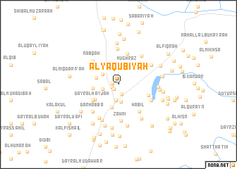 map of Al Ya‘qūbīyah