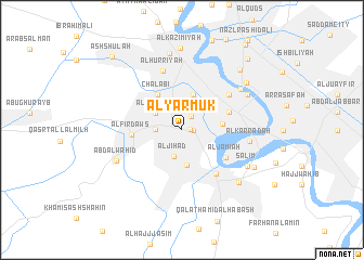 map of Al Yarmūk